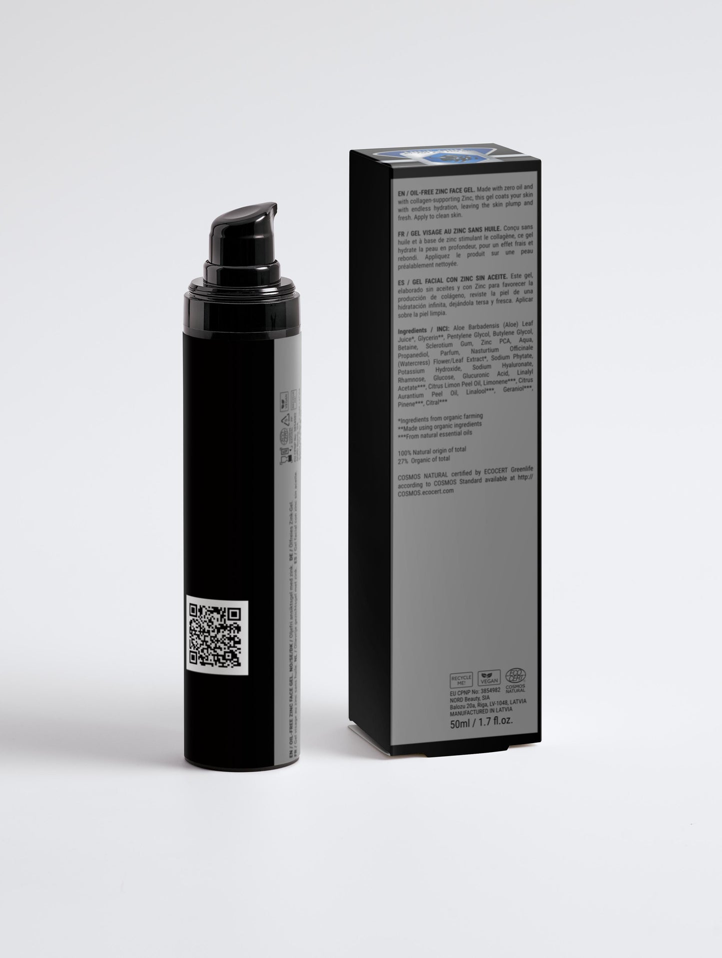 True Grit Oil-Free Zinc Face Gel for Men