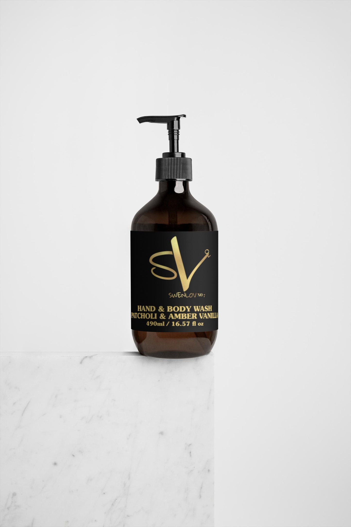 Hand & Body Wash, Patchouli & Amber Vanilla